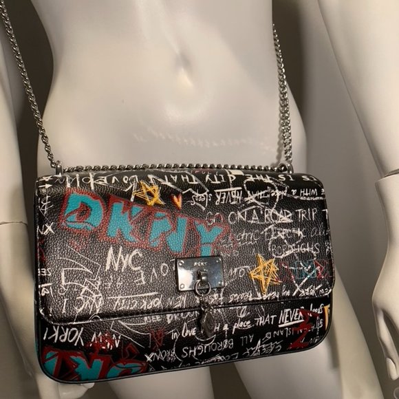 Dkny Bags New Dkny Graffiti Crossbody Purse Poshmark